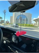 Resim Barbie Pleksi Pembe Oto Dikiz Süsü 