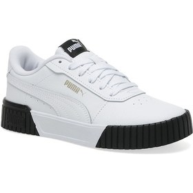Resim Puma Carina 2.0 White-Pum Beyaz Kadın Sneaker Beyaz - Siyah 