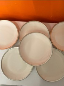 Resim Efegil 6'lı Pasta Tabağı Beyaz Altın - Beyaz 