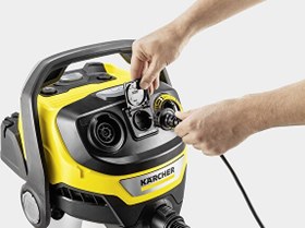 Resim Karcher 1.628-360.0 S V-30/8/22/T (YSY) WD 6 EU Çelik Kazan Sarı Islak-Kuru Elektri̇kli̇ Süpürge 