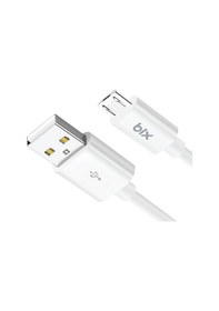 Resim Bix BX100MW 3A Usb-a To Mıcro Usb Chargıng Kablo Beyaz 