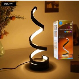 Resim Büro Ev Ofis Hediyesi İçin Kıvrımlı Gece Lambası Diğer 