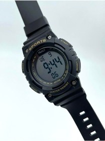 Resim Penly Su Geçirmez Dijital Yetişkin Kol Saati 349 Model Siyah Sarı +4 Renk Kronometre-alarmlı 5atm 