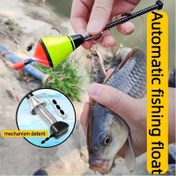 Resim 1 Adet Evrensel Otomatik Olta Şamandırası Takımı, Makara, PVC Malzeme, Kolay Kurulum Hepsi Bir Arada Olta Malzeme Seti, Zahmetsiz Büyük Balık Yakalama İçin 
