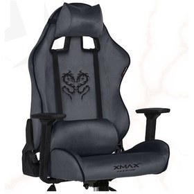 Resim Rio Balerion Koyu Plaza Grisi Kadife Terletmez Kumaş Gaming Oyuncu Koltuğu-4 Gri 