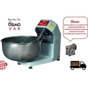 Resim Osimo 50 KG Plus Hamur Yoğurma Makinesi 35 KG Un - 15 L Su Kapasiteli (Şanzımanlı Sistem Hamur Karma) 
