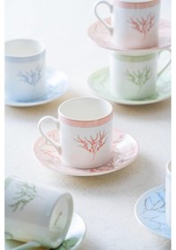 Resim Acar Sakura 6 Kişilik Kahve Fincanı Takımı - 90 Ml renkli 