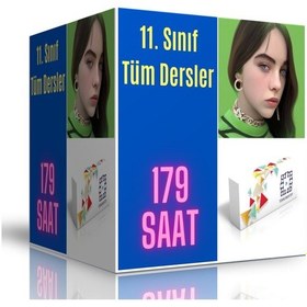 Resim Lise 11.Sınıf Tüm Dersler Görüntülü Eğitim Seti 