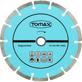 Resim Tomax Segmentli Elmas Beton Kesici Disk - 180X2,2X22 