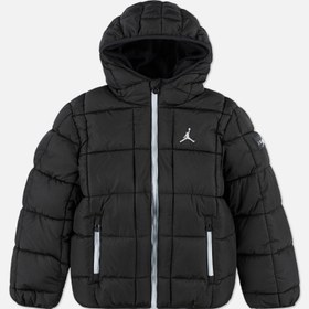 Resim Nike Jordan Essential Puffer Kapüşonlu Çocuk Mont 