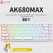 Resim Ajazz AK680 Max - Kablosuz - Manyetik Switch Oyun Klavyesi 