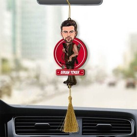 Resim Kişiye Özel Okçu Karikatürlü Araba Süsü 