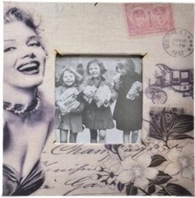 Resim Zmc Bilişim Decotown Marilyn Monroe Tasarım Ahşap Resim Fotoğraf Çerçevesi 