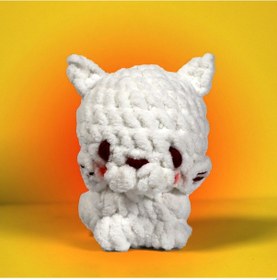 Resim Bakgelal Amigurumi Kedi Yapım Kiti Başlangıç Seviyesi Tığ Örgü Seti Çocuk Ve Yetişkin Hobi Seti 