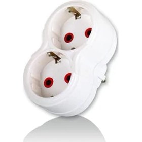 Resim Fetih 101-02P 2'li Topraklı Papatya Golyat Ikili Priz Çoğaltıcı 1410 