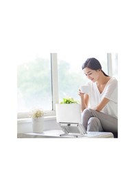 Resim N1 Metal Apple Uyumlu MacBook Notebook Kitap Okuma Standı Katlanabilir 