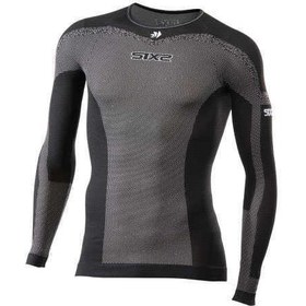 Resim SIX2 TS2L BT TERMAL YAZLIK UZUN KOLLU T-SHIRT KARBON SİYAH 