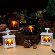 Resim Çekici LED Şömine & Çay Işığı Mum - Alevsiz, Pil ile Çalışan Dekoratif Lamba Ev için, Halloween, Noel, Şükran Günü & Yeni Yıl Hediyeleri için Mükemmel 