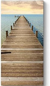 Resim Ahşap İskele Tablosu 30 x 60 