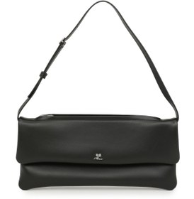 Resim Courreges Cuff Siyah Kadın Deri Çanta 