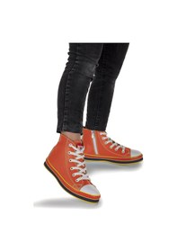 Resim Kiko Kids Pant Günlük Bağcıklı Fermuarlı Erkek Çocuk Spor Ayakkabı Turuncu Turuncu 