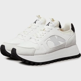 Resim Calvin Klein Kadın Ayakkabı Yw0yw01642 01w Beyaz - Siyah 