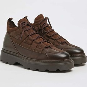 Resim Faruk balkanas Roberto Model Eva Taban Kombinasyonlu Deri Bot 