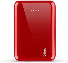 Resim ttec 2BB174K ReCharger S Taşınabilir Şarj Aleti / Powerbank, 10.000 mAh, Kırmızı 