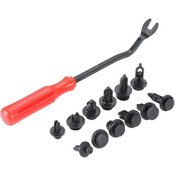 Resim Lasonstiges 120 Adet Araba Klipleri Delik 6.3mm 8mm 9mm 10mm Genişletme Cıvata Seti Tampon Pimi Perçin Kelepçe Tokaları İle 1 Adet Toka Sökücü 