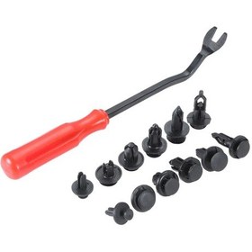 Resim Lasonstiges 120 Adet Araba Klipleri Delik 6.3mm 8mm 9mm 10mm Genişletme Cıvata Seti Tampon Pimi Perçin Kelepçe Tokaları İle 1 Adet Toka Sökücü 
