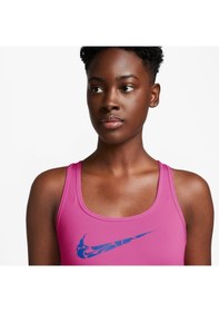 Resim Swoosh Dri-fit Pembe Bra Sporcu Sütyeni Lila 