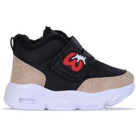 Resim Skuaıter 7600 Siyah Bebe Cırtlı Erkek Çocuk Kürklü Bot Siyah 