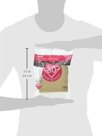 Resim Hario V60 02 Dripper Filtresi Natürel (100 adet) 