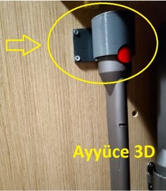 Resim Ayyüce 3d, Cinetic Big Ball Duvar Askı Aparatı, Tekli,siyah 