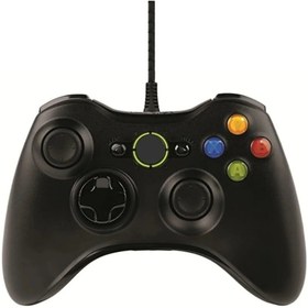 Resim comse Microsoft Xbox 360 Kablolu Oyun Kolu Gamepad Pc Uyumlu 