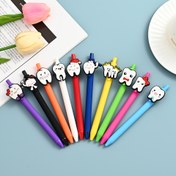 Resim 10'lu Paket Çekilebilir Tükenmez Kalem, Çeşitli Renkler, Komik Diş ve Hemşire Tasarımı, Oval Vücutlu Plastik Twist Kalem, Orta Nokta, Dişçiler, Hemşireler, Yetişkinler İçin İdeal, Doğum Günü Partisi Hediyeleri, Ofis Malzemeleri 