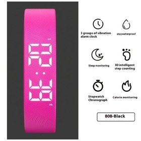 Resim Primepickings Pembe Çok Fonksiyonlu Spor Akıllı Saat: Fitness Takip Titreşim Alarm Diğer 