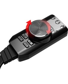 Resim Alfais 4677 USB Harici Ses Kartı 7.1 Plextone Gs3 Pubg Lol Destekli 