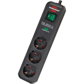 Resim Brennenstuhl Eco-Line 13.500A Işıklı Akım Korumalı Priz 