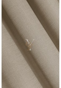 Resim Keten Fon Perde V-4004 Krem Krem 