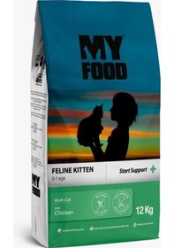 Resim My Food Start Support Tavuk Etli Yavru Kedi Maması 12 KG 