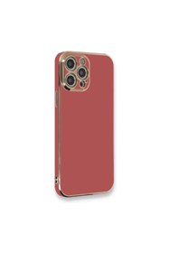 Resim artlab Art İphone 12 Pro Max Kılıf Volet Silikon - Kırmızı Lab 