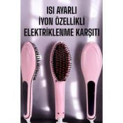 Resim Serenity Haven Pembe Çok Amaçlı Düzleştirici Tarak, Ev ve Profesyonel Kullanım Için Uygun 