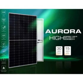 Resim AE 460W-120 Hücreli-Monokristal-Monofacıal-Halfcut Güneş Paneli 