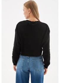 Resim Fashion Friends Kadın Kazak 24k0039k1 Siyah 