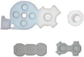 Resim OSTENT Button Conductive Rubber Contact Pad Compatible for Nintendo Wii Remote Controller - Pack of 5 
