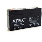 Resim ATEX 6V 1.3A Bakımsız Kuru Akü 98x25x52mm 