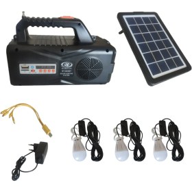 Resim Everton RT-905BT Solar Panelli Mp3 Radyo Bluetooth'lu ışıldak Fener Aydınlatma 