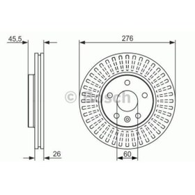 Resim Fren Dıskı On 276mm Astra J 09 Aveo 11 Cruze 09 