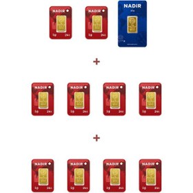 Resim Nadir Gold 24 Ayar 20 Gram Külçe Altın 1 Adet 10 Gram Külçe Altın + 10 Adet 1 Gram Külçe Altın 